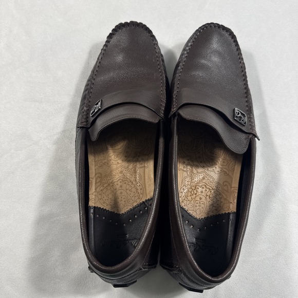 Robert Graham Grapewin RG5312S Mens 11 Brown Loafers & Slip Ons Moccasin‎ Shoes main image 7